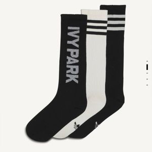 Adidas x Ivy Park crew socks (3 pair) size M